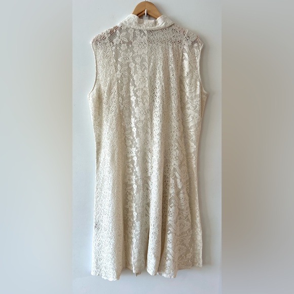 APRIL CORNELL Cotton Lace Sleeveless Tunic | XL - Picture 4 of 9